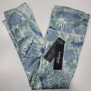 Bebe Sport Printed Tie Dye Capri Leggings Size Small